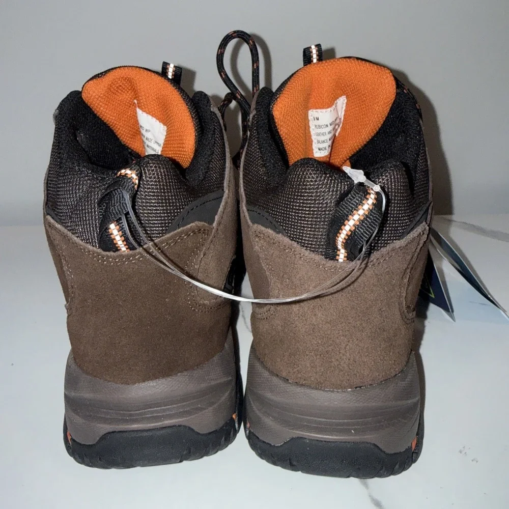 Nevados Mens Rubicon Mid Waterproof Hiking Boots Shoes 9M Brown Black‎ No Box
